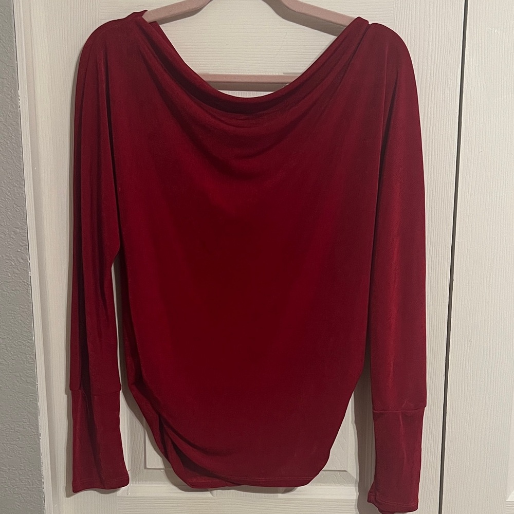 Daytrip Deep Red Women's Blouse